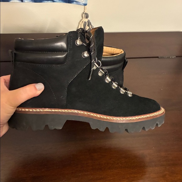 Madewell City Walk Lugsole Leather Hiker Boots Size 7 - Picture 9 of 10